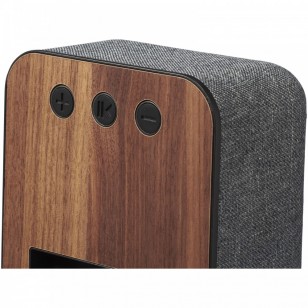 Materiałowo-drewniany głośnik Bluetooth® Shae