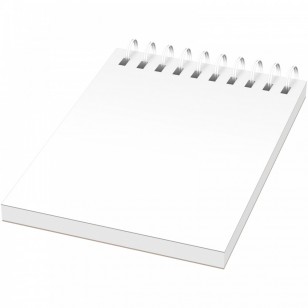Notatnik Desk-Mate® w formacie A7 z okładką wykonaną z syntetycznego materiału.