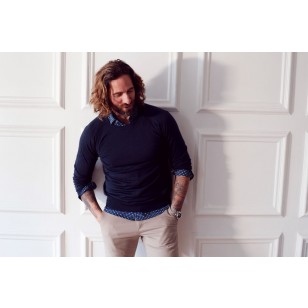 KOSZULA "INDIGO BOW" 131 SLIM FIT