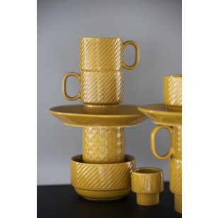 Miska Coffee & More, żółta