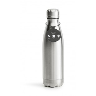 BUTELKA HOT&COOL 0,5L, SREBRNA 16/8H