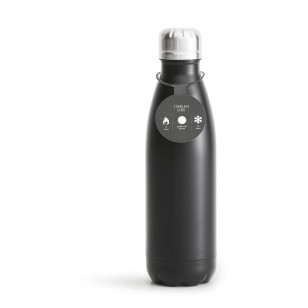 BUTELKA HOT&COOL 0,5L, CZARNA 16/8H