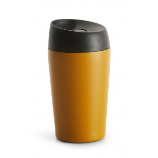 TRAVEL KUBEK Z ZAMKNIĘCIEM, ŻÓŁTY 240 ML