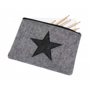 Filcowa torebka-organizer STAR DUST, szary