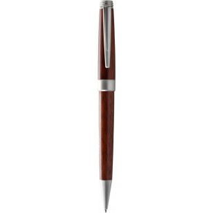 Długopis przekręcany w drewnianym etui