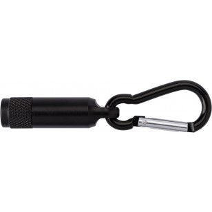 Mini latarka 1 LED z karabińczykiem