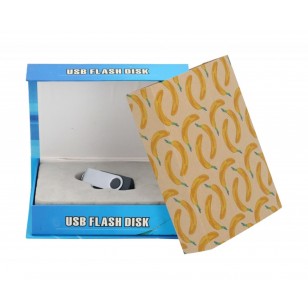 personalizowany rękaw z papieru kraft