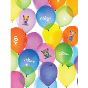 balon, pastelowe kolory