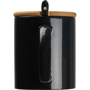 Kubek ceramiczny z łyżeczką 300 ml