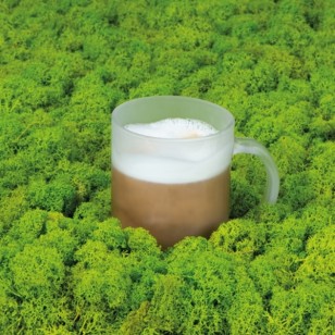 Kubek szklany do kawy GENOVA 300 ml