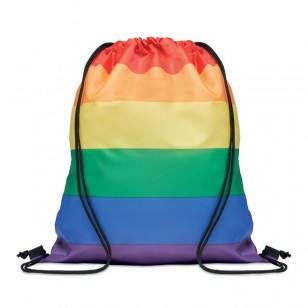 Tęczowa torba na zakupy z RPET BOW