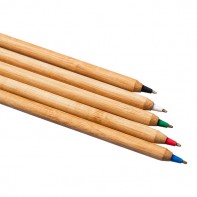 Długopis bambusowy Chavez, czarny