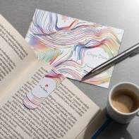Kartka pocztowa z zakładką LIBRO