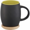 Ceramiczny kubek Hearth z drewnianym wiekiem/spodeczkiem