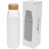 Szklany bidon z drewnianym wieczkiem Kai 540 ml