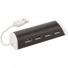 Aluminiowy 4-portowy hub USB i podstawka na telefon Power