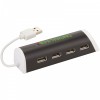Aluminiowy 4-portowy hub USB i podstawka na telefon Power