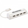 Aluminiowy 4-portowy hub USB i podstawka na telefon Power