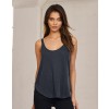 Damski Tank Top Flowy Side Slit