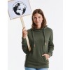 Bluza High Collar Hooded Pure Organic