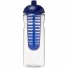 Bidon H2O Base® z wypukłym wieczkiem o pojemności 650 ml z możliwością przyrządzania wody smakowej