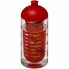 Bidon H2O Bop® o pojemności 500 ml z wypukłym wieczkiem z możliwościąprzyrządzania wody smakowej
