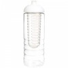 Butelka H2O Treble z wypukłym wieczkiem o pojemności 750 ml i zaparzaczem