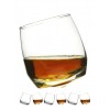 Bar szklanki do whiskey, zaokrąglona podstawa, 6-pak