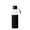 SZKLANA BUTELKA NA WODĘ,  CZARNY 600 ml