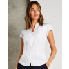 Damska koszulka SSL Tailored Fit Mandarin Collar
