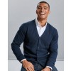 Męski dzianinowy kardigan V-neck