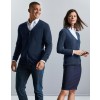 Męski dzianinowy kardigan V-neck