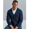 Męski dzianinowy kardigan V-neck