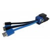 Kabel w indywidualnym kształcie 3w1