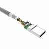 Nylonowy kabel do transferu danych LK30 Typ - C Quick Charge 3.0