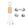 Bambusowy kabel 3 w 1 CLAUER